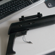 Illustration for article titled Ultra-Powerful Sniper TV-B-Gone Rifle with LED Aim